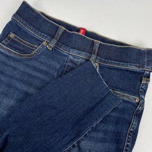 Spanx Jeggings Womens PXS Dark Blue Stretch Denim Ankle Casual Skater‎ Grunge